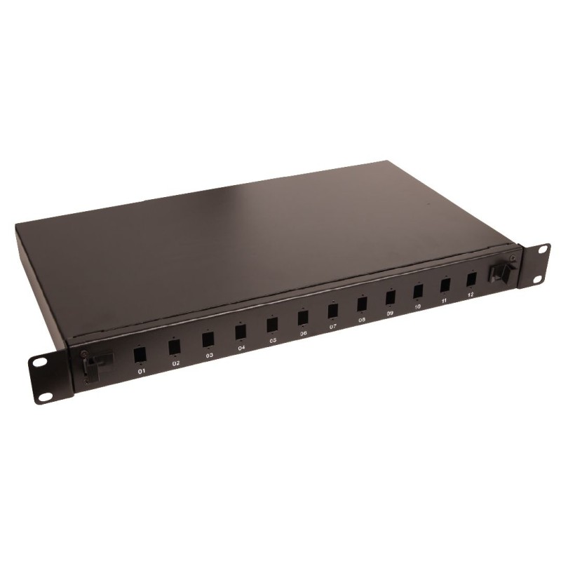 Lanview Fibre patch panel 19" 1U 12 Lanview Fibre patch panel 19" 1U 12